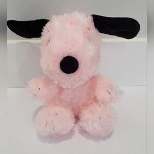 Hallmark Pink and Black Snoopy Plush